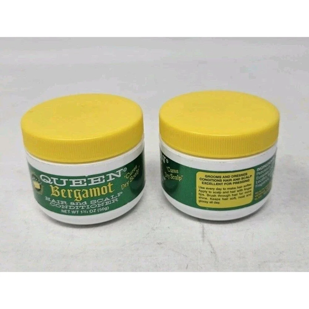 2 Queen Bergamot Hair & Scalp Conditioner 1.75oz Dry Scalp Formula Anti-Breakage